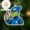 Detroit Lions Boujee Grinch NFL Acrylic Christmas Tree Decor Ornament