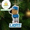 Detroit Lions Chill Guy NFL Football Christmas Tree Decor Ornament