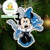 Detroit Lions Cute Minnie Mouse NFL Christmas Tree Decor Ornament