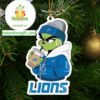 Detroit Lions Grinch Bougie Sport NFL Football Christmas Tree Decor Ornament
