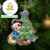 Detroit Lions Mickey Mouse Xmas NFL Acrylic Christmas Tree Decor Ornament