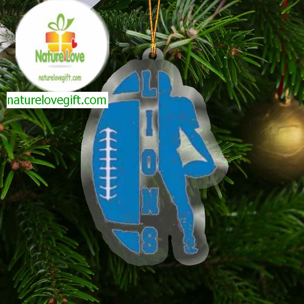 Detroit Lions NFL Player Acrylic Christmas Tree Decor Ornament Detroit Lions NFL Player Acrylic Christmas Tree Decor Ornament