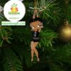 Las Vegas Raiders Betty Boop Love NFL Acrylic Christmas Tree Decoration Ornament