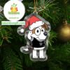 Las Vegas Raiders Bluey Jack Christmas NFL Acrylic Christmas Tree Decoration Ornament