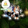 Las Vegas Raiders Bluey NFL Acrylic Christmas Tree Decoration Ornament
