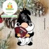 Las Vegas Raiders Gnomes Christmas NFL Acrylic Christmas Tree Decoration Ornament