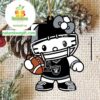Las Vegas Raiders Hello Kitty Acrylic NFL Christmas Tree Decoration Ornament