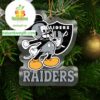 Las Vegas Raiders Mickey Football NFL Acrylic Christmas Tree Decoration Ornament