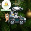 Philadelphia Eagles Bluey Friends Car Christmas Tree Decoration Ornament