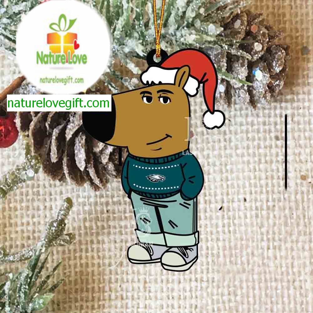 Philadelphia Eagles Chill Guy NFL Acrylic Christmas Tree Decoration Ornament Philadelphia Eagles Chill Guy NFL Acrylic Christmas Tree Decoration Ornament