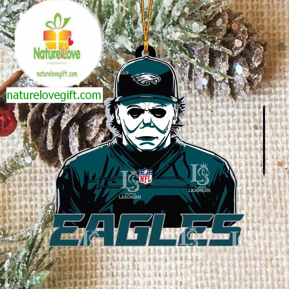 Philadelphia Eagles Michael Myers Horror Halloween NFL Acrylic Christmas Tree Decoration Ornament Philadelphia Eagles Michael Myers Horror Halloween NFL Acrylic Christmas Tree Decoration Ornament