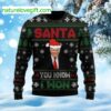 Trump 2025 Santa You Know I Won Ugly Christmas Sweater