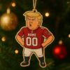 Funny Arizona Cardinals Donald Trump Christmas Ornament
