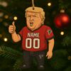 Personalized Trump Atlanta Falcons 2025 Christmas Ornament