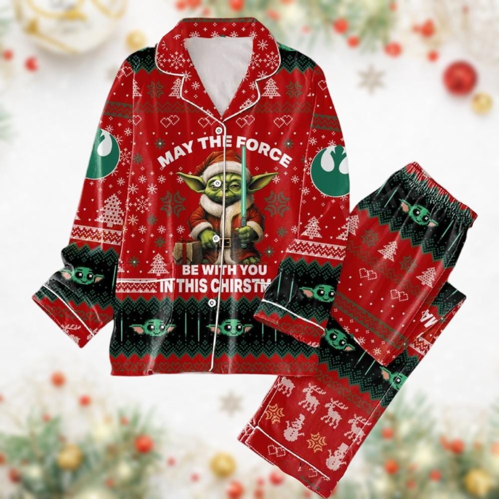 Star Wars Christmas Pajamas: The Perfect Holiday Sleepwear for Fans of the Galaxy Far, Far Away 10 Star Wars Christmas Pajamas: Custom Adult Sets for Holiday Fun