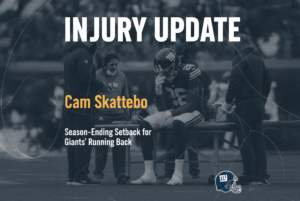 Cam Skattebo Injury Update: Season-Ending Setback for Giants' Running Back