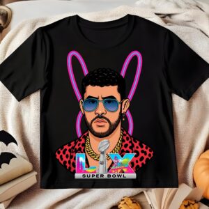 Bad Bunny Super Bowl LIX NFL Game Day Artist Shirt Bad Bunny T shirt 2
