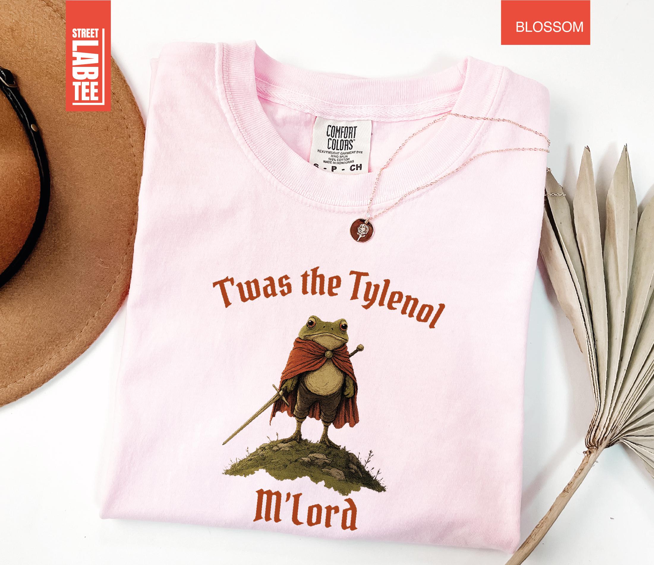 Twas the Tylenol M’lord Comfort Colors T-Shirt Tylenol Anti RFK Jr Frog Liberal Shirt Twas the Tylenol M’lord Comfort Colors T-Shirt Tylenol Anti RFK Jr Frog Liberal Shirt