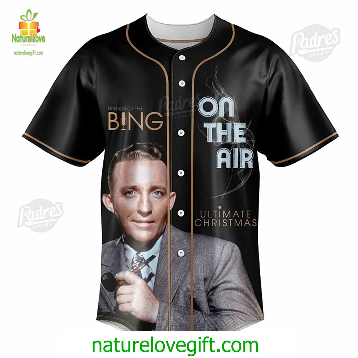 Bing Crosby Ultimate Christmas Baseball Jersey Lovers Bing Crosby Ultimate Christmas Baseball Jersey Lovers