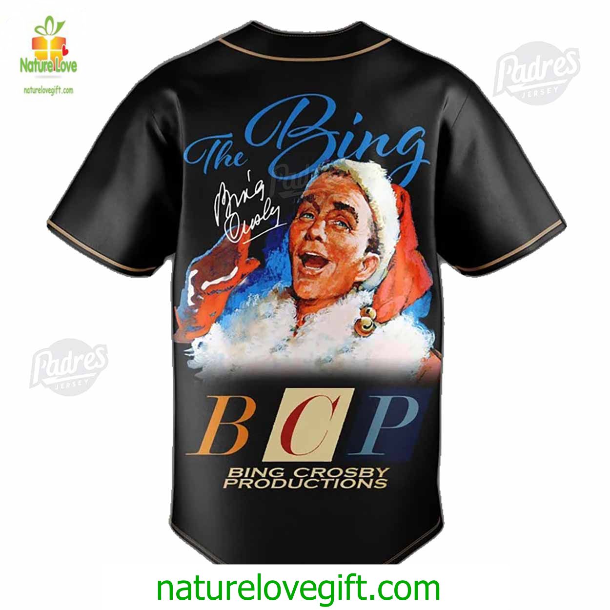 Bing Crosby Ultimate Christmas Baseball Jersey Lovers Bing Crosby Ultimate Christmas Baseball Jersey Lovers