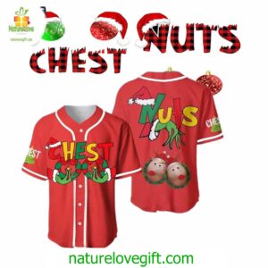Chest Nuts Christmas Baseball Jersey Outfit