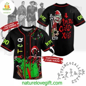 Custom A Tribe Called Quest ATCQ Christmas Baseball Jersey