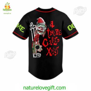 Custom A Tribe Called Quest ATCQ Christmas Baseball Jersey Padres Jersey Oasis Elevate Your Baseball Style Game 3