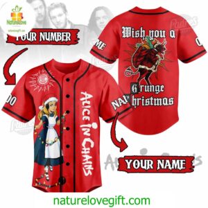 Custom Christmas Alice In Chains Baseball Jersey Style Padres Jersey Oasis Elevate Your Baseball Style Game 1