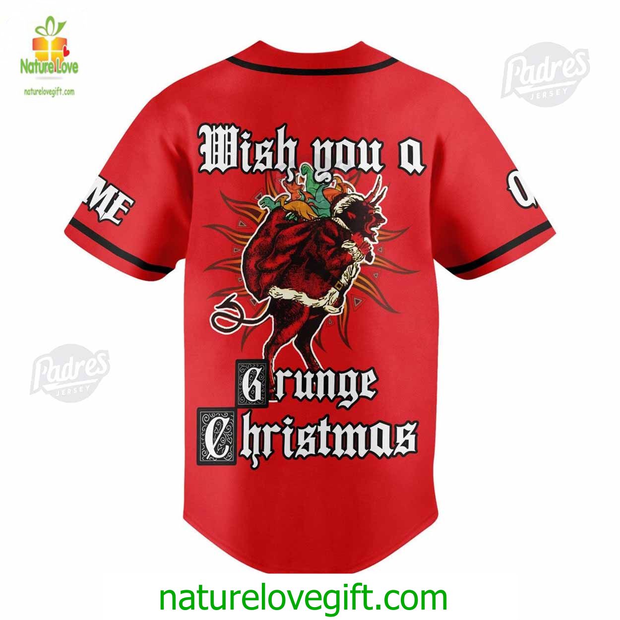 Custom Christmas Alice In Chains Baseball Jersey Style Custom Christmas Alice In Chains Baseball Jersey Style