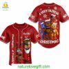 Custom Christmas Five Nights At Freddy Baseball Jersey Style