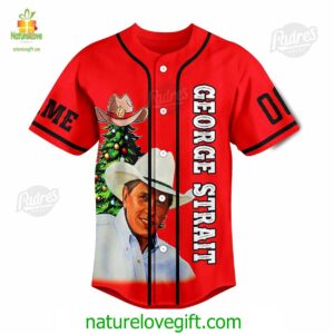 Custom Christmas George Strait Baseball Jersey Style Padres Jersey Oasis Elevate Your Baseball Style Game 3