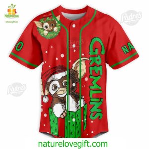 Custom Christmas Gremlins Gizmo Baseball Jersey Padres Jersey Oasis Elevate Your Baseball Style Game 2