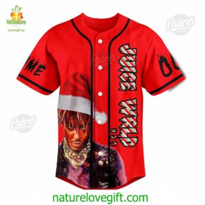 Custom Christmas Juice Wrld Baseball Jersey 1 Custom Christmas Juice Wrld Baseball Jersey Padres Jersey Oasis Elevate Your Baseball Style Game 2
