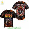 Custom Christmas Kiss Baseball JerseyKiss