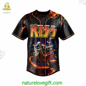 Custom Christmas Kiss Baseball JerseyKiss 1 Custom Christmas Kiss Baseball JerseyKiss Padres Jersey Oasis Elevate Your Baseball Style Game 2
