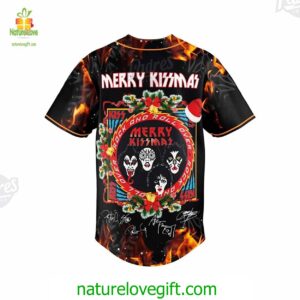 Custom Christmas Kiss Baseball JerseyKiss 2 Custom Christmas Kiss Baseball JerseyKiss Padres Jersey Oasis Elevate Your Baseball Style Game 3