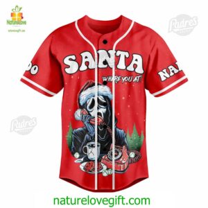 Custom Christmas Scream Santa Where Are You At Baseball Jersey Padres Jersey Oasis Elevate Your Baseball Style Game 2