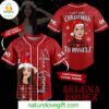 Custom Christmas Selena Gomez Baseball Jersey