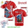 Custom Christmas Stitch Baseball Jersey Style