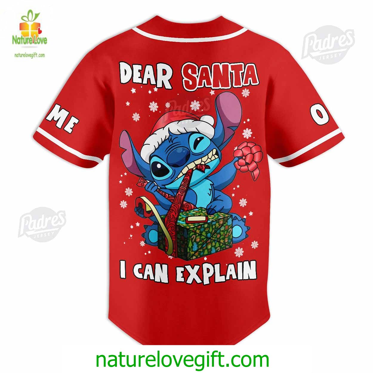 Custom Christmas Stitch Baseball Jersey Style Custom Christmas Stitch Baseball Jersey Style