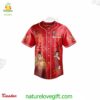 Custom Mariah Carey Merry Christmas Baseball Jersey