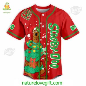 Custom Scooby-Doo Have Cool Yule Merry Christmas Baseball Jersey