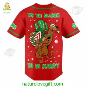 Custom Scooby-Doo Have Cool Yule Merry Christmas Baseball Jersey 1 Custom Scooby Doo Have Cool Yule Merry Christmas Baseball Jersey Padres Jersey Oasis Elevate Your Baseball Style Game 2