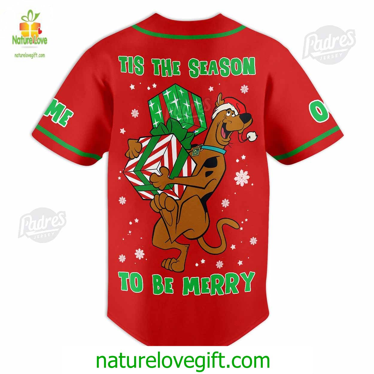 Custom Scooby-Doo Have Cool Yule Merry Christmas Baseball Jersey Custom Scooby-Doo Have Cool Yule Merry Christmas Baseball Jersey