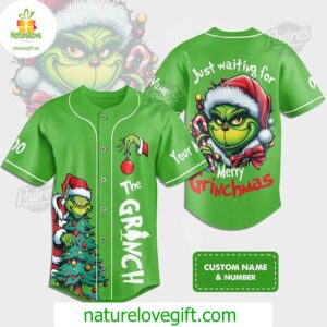 Custom The Grinch Baseball Jersey Outfit Padres Jersey Oasis Elevate Your Baseball Style Game 2