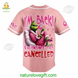 Custom Valentine The Grinch Baseball Jersey 1 Custom Valentine The Grinch Baseball Jersey Padres Jersey Oasis Elevate Your Baseball Style Game 2