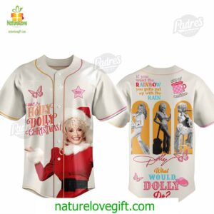 Dolly Parton Holly Jolly Christmas Baseball Jersey Outfit Padres Jersey Oasis Elevate Your Baseball Style Game 2