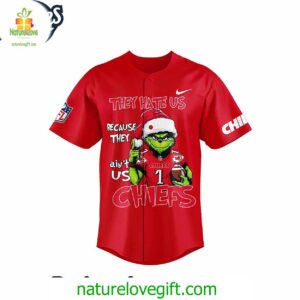 Kansas City Chief x The Grinch Christmas baseball Jersey Outfit Padres Jersey Oasis Elevate Your Baseball Style Game 2