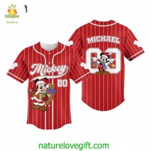 Merry Christmas Disney Mickey Mouse Baseball Jersey Outfit Padres Jersey Oasis Elevate Your Baseball Style Game 2