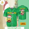 Minion Christmas Baseball Jersey Outfit – Custom Name